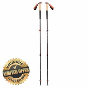 BLACK DIAMOND Trail Trekking Poles (Pair) | Lightweight Aluminum Hiking Poles | Natural