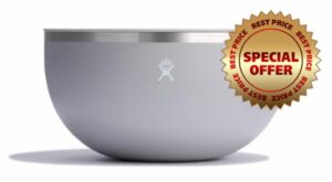 Hydro Flask Outdoor Kitchen Bowl - Stainless Steel Dinnerware Reusable Camping Gear Mess Kit - Dishwasher Safe