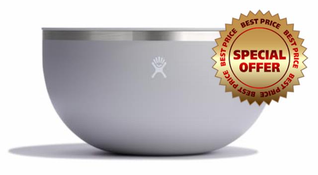 Hydro Flask Outdoor Kitchen Bowl - Stainless Steel Dinnerware Reusable Camping Gear Mess Kit - Dishwasher Safe