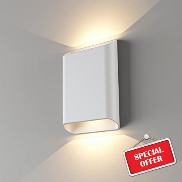 LED Wall Lights Outdoor Wall Sconces Dimmable 15.5W