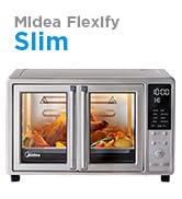 Midea Neo Air Fryer Toaster Oven Combo with Air Fry, Toast, Pizza, Broil, Bake, and Reheat Functi...