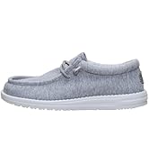 HEYDUDE Men's Wally Stretch Jersey Slip On Shoes | Lightweight Comfortable Travel Loafers with El...