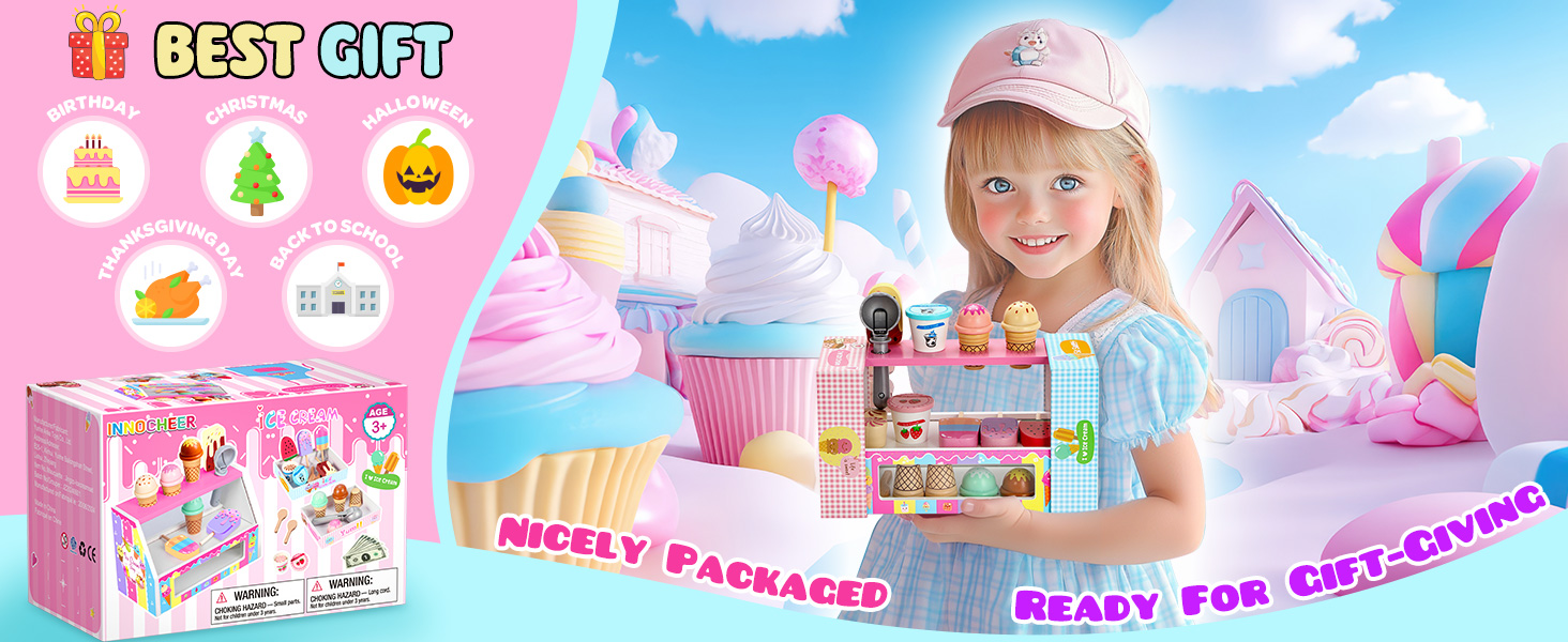 Gifts for 7 Year Old Boy. Pretend Play Toys. Play Food Sets for Kids Kitchen.