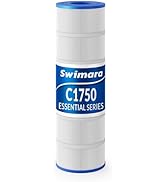 Swimara C1200 Pool Filter Cartridge, Trilobal Fabric, Replacement for Hayward CX1200RE, Waterway ...