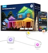 Govee Permanent Outdoor Lights Pro, 200ft with 120 RGBIC LED Lights for Daily and Accent Lighting...