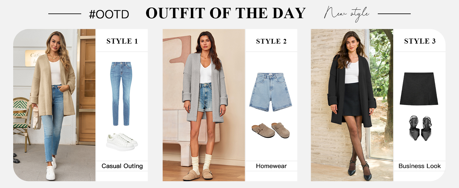 dressy casual cardigan