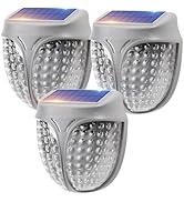 Energetic Solar Powered Garden Lights with Dusk to Dawn Sensors, Magnetic Solar Lights Outdoor, W...