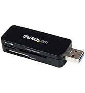 StarTech.com USB 3.0 Multi Media Flash Memory Card Reader - Card Reader (Multi-Format) - USB 3.0 ...