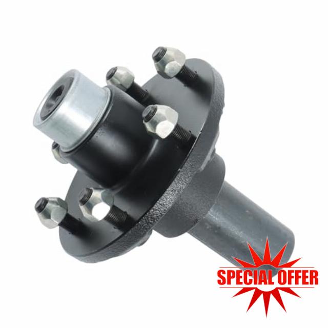 GXYWADY 6 on 5.5 Trailer Idler Hub Spindle Kit for 3500 lbs Trailer Axle