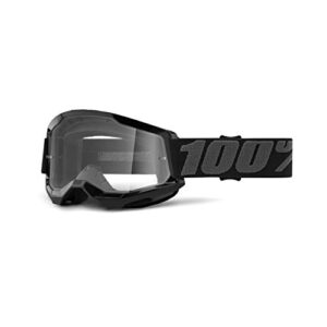 100% STRATA 2 Goggles - Sports Goggles for Motocross & Mountain Biking - Eyewear for Bike Riders - Motocross Eyewear for Me