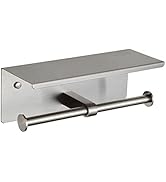 BGL Toilet Brush Holder 304 Stainless Steel Matte Black Freestaning Toilet Brush with Holder for ...