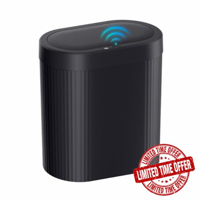 jinligogo 5 Gallon Bathroom Trash Can with Lid