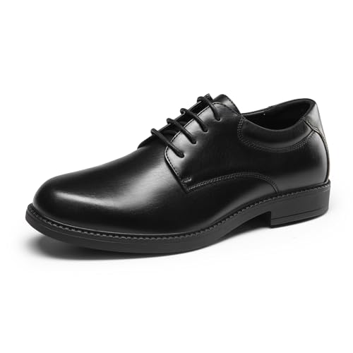 Bruno Marc Men's Non Slip Work Shoes Restaurant Resistant Dress Derby Shoes