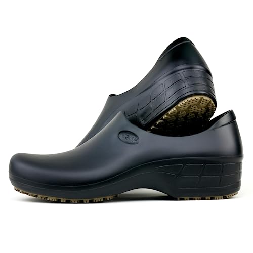 Sticky Nursing Shoes Women - Chefs - Kitchen - Nurses - Clogs for Work - Waterproof Non Slip