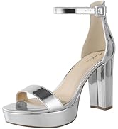Ankis Chunky Platform Heels - 4 Inch Block Heeled Sandals for Women - Comfortable Open Toe Strapp...