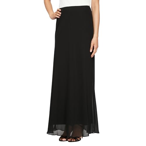 Alex Evenings Women's Long Maxi Skirt (Regular and Petite)