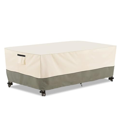 Heavy Duty Waterproof Outdoor Dining Table Cover Winter