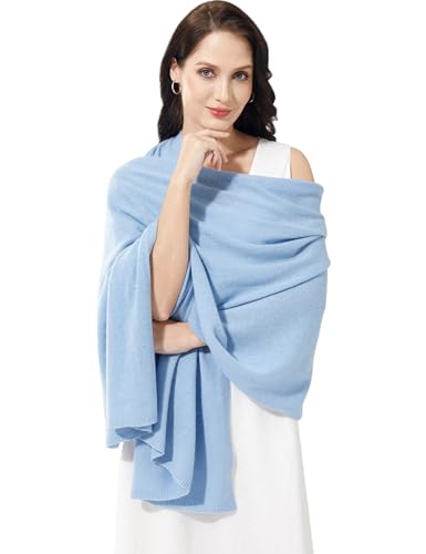 Soft Cashmere Blend Wrap Chic Scarf Stole for Women Wayfarer Travel Extra Large 87"x28"