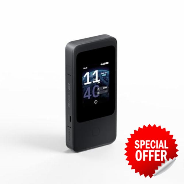 GL.iNet MUDI 7 (GL-E5800) Wi-Fi 7 5G Travel Router with eSIM & Dual SIM