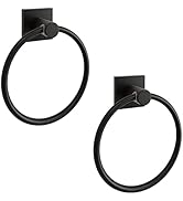 BGL Towel Ring for Bathroom 304 Stainless Steel Rust Proof, 2 Pack Towel Ring, Hand Towel Holder ...