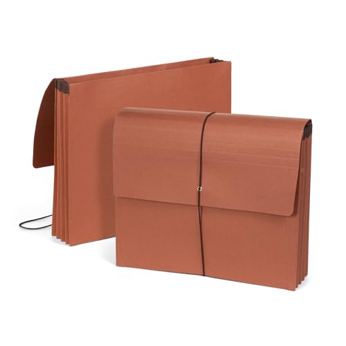 Blue Summit Accordion File Wallet with Flap and Cord Closure