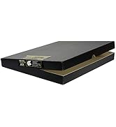 Lineco Archival Folio Storage Box. Metal Edge Archival Boxboard, Clamshell Lid. 9.5 x 12.5 x 1.75...