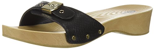 Dr. Scholl's Shoes Women's Classic Sandal Faux Wood Slide Sandal