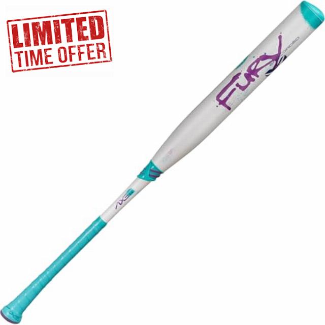 Axe | Fury | 2-Piece Composite | USSSA Slowpitch Softball Bat | 13" 1/2 oz. Endloaded Barrel