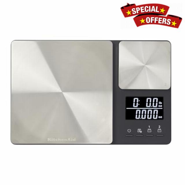 KitchenAid KQ909 Dual Platform Digital Kitchen and Food Scale
