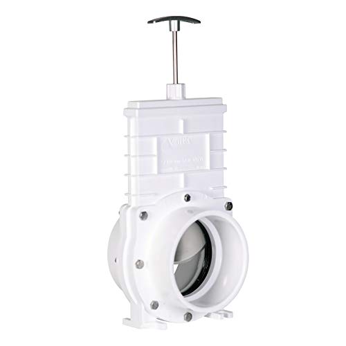 slip/hub fittings with stainless steel paddle for Koi/Slurry Ponds