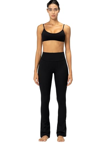 Invisible Butt Scrunch Flared Yoga Pants with Tummy Control