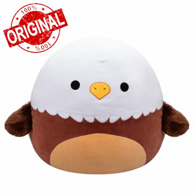 Squishmallows Original 20-Inch Edward Bald Eagle with Fuzzy Wings - Official Jazwares Jumbo Plush