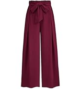 PRETTYGARDEN Women's Wide Leg Work Pants Business Casual High Waisted Loose Palazzo Trouser Summe...