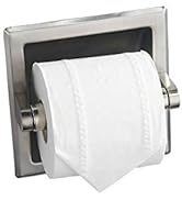 Toilet Paper Holder with Shelf Black Matte Double Head Toilet Tissue Roll Holder 304 Stainless St...