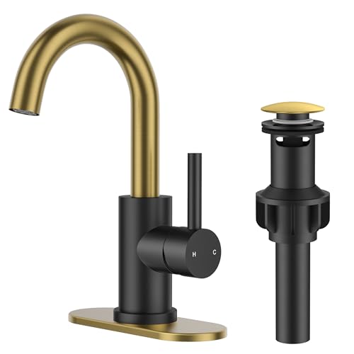 Single Handle Vanity Faucet for Bathroom Vanity Bar Kitchen RV