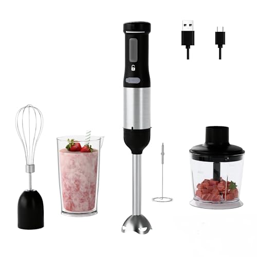 5-in-1 Variable Speed blender handheld