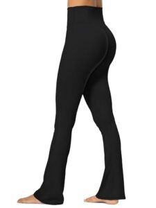 Sunzel No Front Seam Mini Flare Leggings for Women