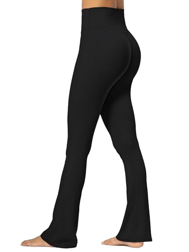 Sunzel No Front Seam Mini Flare Leggings for Women