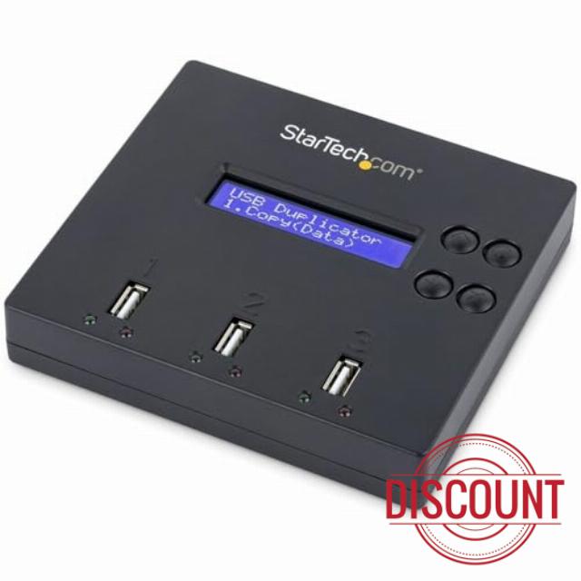 StarTech.com Standalone 1 to 2 USB Flash Drive Duplicator / Cloner / Eraser
