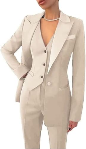 LIBODU Women Pantsuits Wedding Tuxedos Party Wear Suits Formal Business Suits