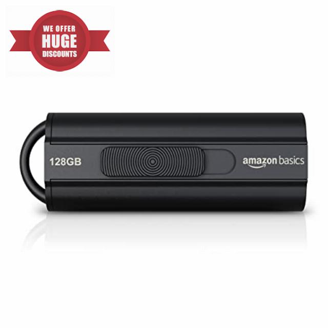 Amazon Basics 128 GB Ultra Fast USB 3.1 Flash Drive