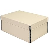 Lineco Archival Photo Storage Box, Holds up to 1700 of 4x6, Lignin-Free Photos Organizer with Lid...