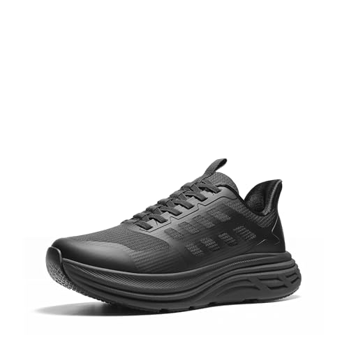 NORTIV 8 Men's Slip On Walking Shoes Cushioning Hands Free Non Slip Comfortable Workout Running Tennis Jogging Athletic Gym ActiveFloat Fashion Sneakers