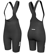 Wulibike Cycling Bib Bike Shorts Women Padded High Stretch Biking Shorts 3 Pockets for Road Mount...
