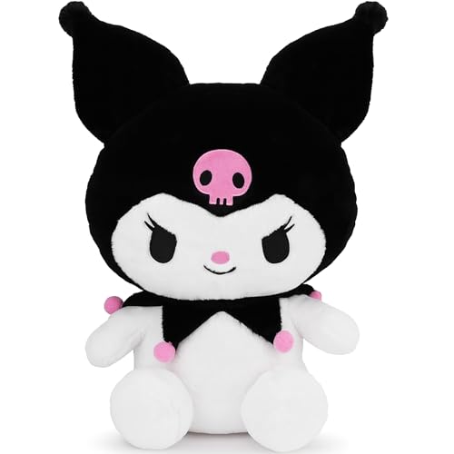 juju Black Kawaii Plush (28 in) - Cute Stuffed Animal Kawaii Plushies - Peluche Big Stuffed Animals Plushie - Peluches Grandes Cute Plushies - Cool Stuff Plush - Plushy (Hpy)