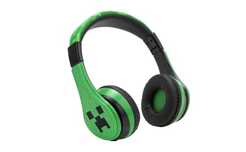 eKids Minecraft Kids Bluetooth Headphones