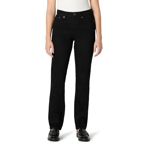 Amazon Essentials Women's High-Rise Straight Leg Jea