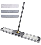 MASTERTOP 36" Professional Industrial Dust Mop for Floor Cleaning, Heavy Duty Wet & Dry Commercia...