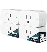Linkind Matter GU10 Smart Light Bulbs, 40W 470LM Color Changing Light Bulbs, Compatible with Alex...