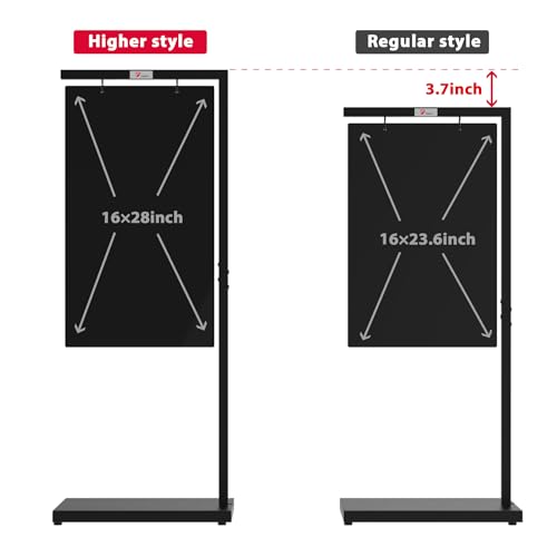 Hanging metal chalkboard signs with Metal Base